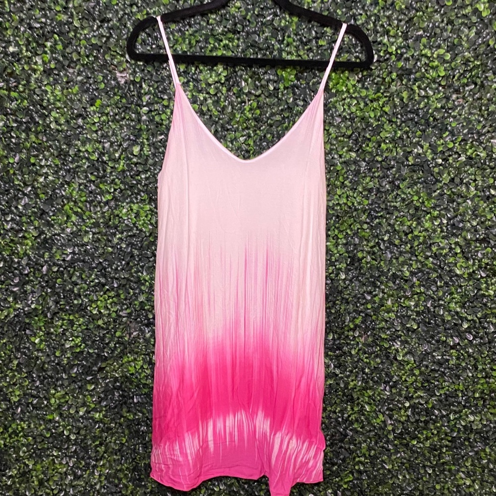 Pink Tie Dye Dress